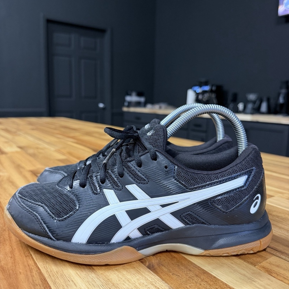 Asics Gel-Rocket 9 Women's Sneakers Size 7 Black volleyball Shoes - Picture 3 of 8